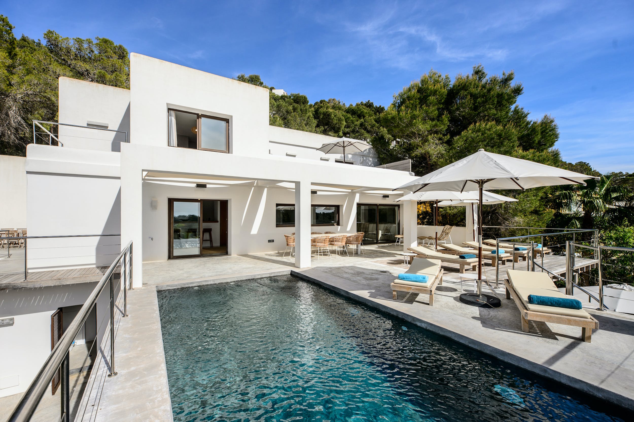 You are currently viewing Cala Salada Deluxe “is an exceptional villa, with tranquil sea views near Cala Salada on the stunning west coast.”